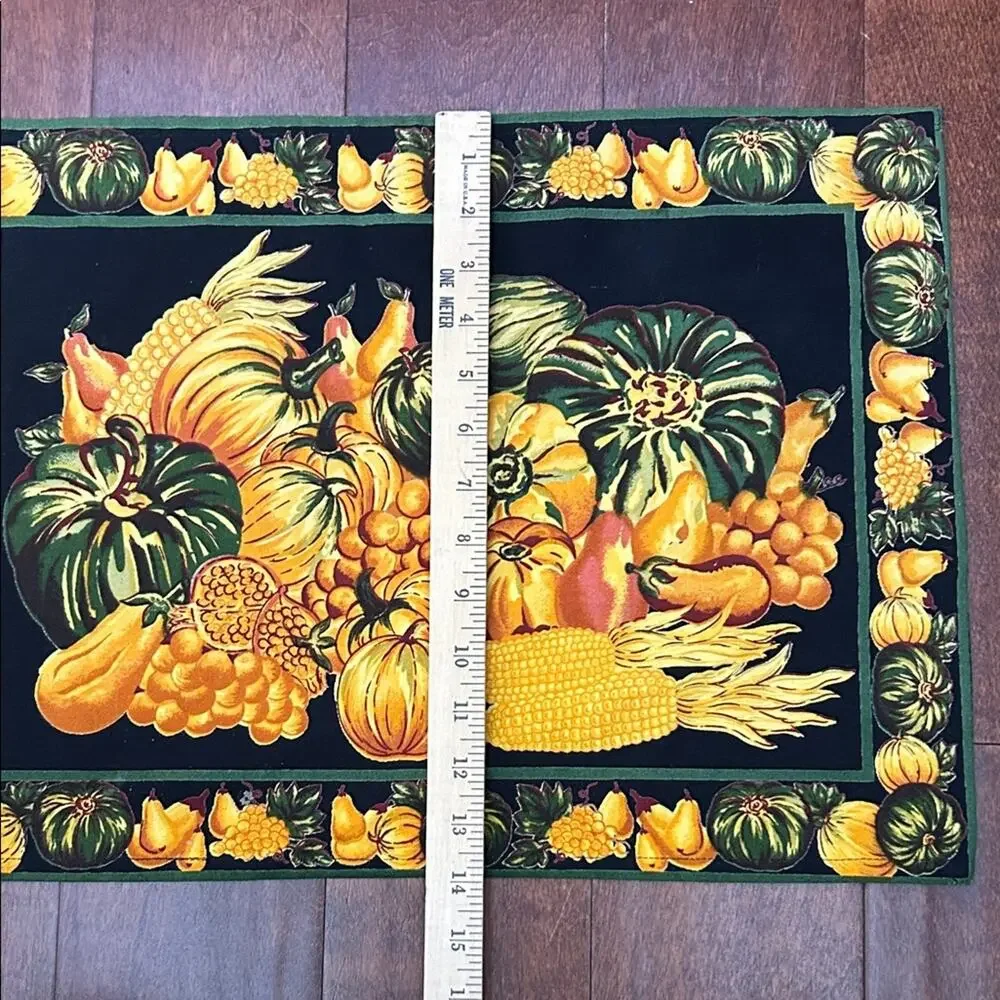 April Cornell for Sur La Table Autumn Harvest Pumpkin Placemats, Set of 6